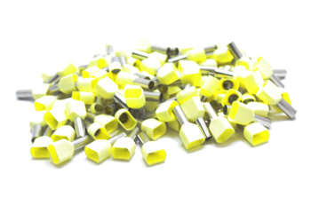 TULEJKA KABLOWA IZOLOWANA PODWÓJNA 2x10 mm TULEJKI PODWÓJNE 10mm 100szt