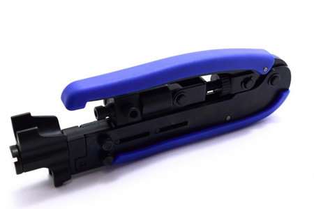 Zaciskarka wtyków F BNC RCA kompresyjnych RG59 RG6 RG11 HT-H548G201