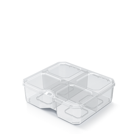 ORGANIZER NARZĘDZIOWY PRZEZROCZYSTY SQR BOX 15 WYSOKI SKRZYNKA