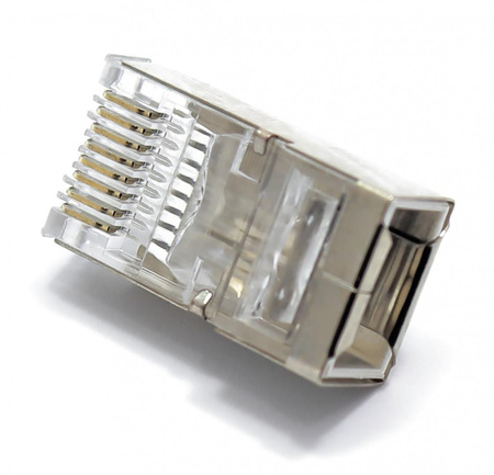 WTYK RJ45 FTP kat6 PASS THROUGH PRZELOTOWE 1 szt