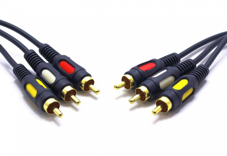KABEL RCA 2,5M 3RCA- 3RCA CINCH VITALCO RK32