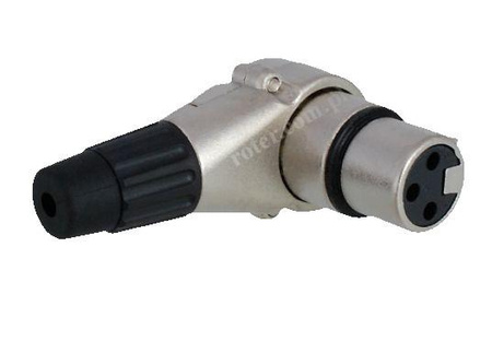 WTYK ŻEŃSKI MIKROFONOWY XLR KĄTOWY M322 Talvico