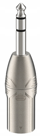 ADAPTER XLR MĘSKI WTYK JACK 6.3 TRS STEREO 6,3 ROXTONE
