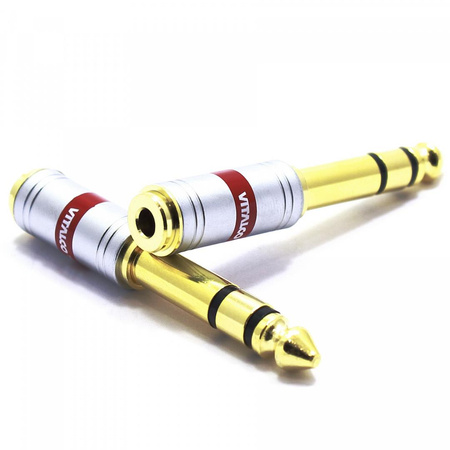 ADAPTER AUX JACK GNIAZDO 3,5 WTYK 6,3 STEREO VITALCO JP112