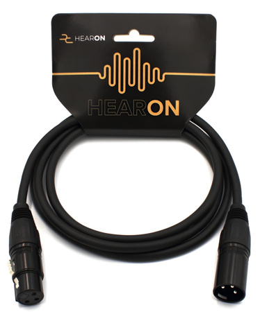 HEARON KABEL PRZEWÓD DMX AES/EBU 1M XLR 3PIN 110Ohm DO ŚWIATEŁ OŚWIETLENIA