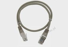 Patch cord FTP kat.5e 0,5m szary