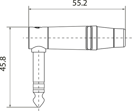 WTYK JACK 3.5 KĄTOWY STEREO TRS ROXTONE RMJ3RPP-NN NA KABEL PRZEWÓD