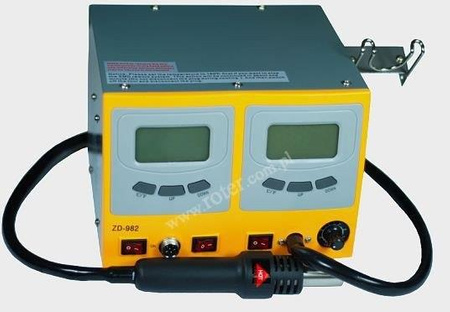 Stacja lutownicza ZD-982 + gorące powietrze