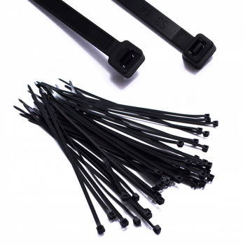 Opaski kablowe czarne 450x4.8 (100 sztuk