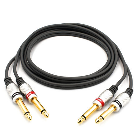 KABEL 2x JACK - 2x JACK 6,3 MONO 5m VITALCO MK48