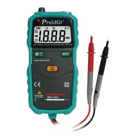 MULTIMETR Z DETEKTOREM NCV MT-1509 PROSKIT