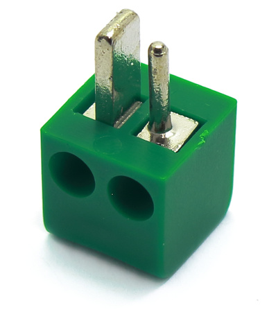 WTYK GŁOŚNIKOWY SKRĘCANY DIN 2 PROSTY UNITRA RADMOR ZIELONY 10 SZTUK