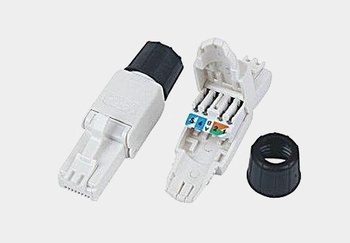 WTYK RJ45 8P8C KAT. 6 DRUT UTP RJ-45 BEZNARZĘDZIOWY SKRĘCANY