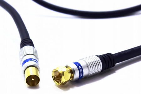 KABEL ANTENOWY WTYK TV - WTYK F VITALCO 1M AK60