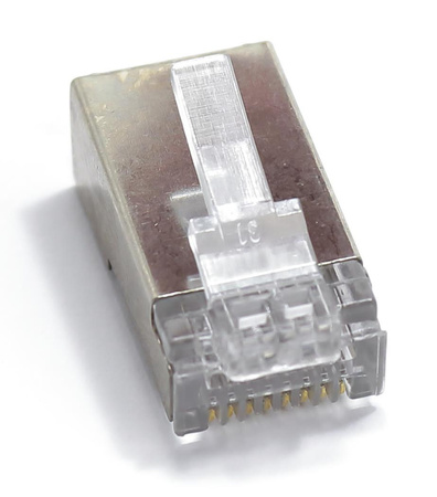 WTYK RJ45 FTP kat6 PASS THROUGH PRZELOTOWE 1 szt