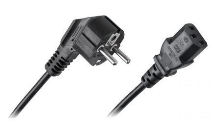 ZASILAJĄCY KABEL SIECIOWY IEC C13 - SCHUKO PRZEWÓD 3M