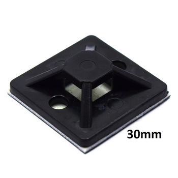 MOCOWANIE UCHWYT OPASKI ZACISKOWEJ CZARNE 30MM 100 SZTUK