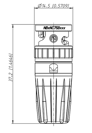 WTYK BNC NA KABEL NBNC75BLP9 NEUTRIK 75Ohm HD-SDI