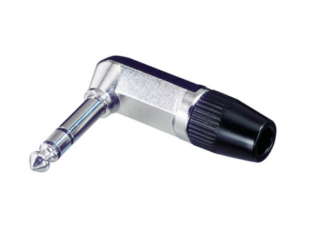 WTYK JACK 6.3 TRS KĄTOWY STEREO NYS208 NEUTRIK REAN DUŻY JACK 6.3MM NA KABEL