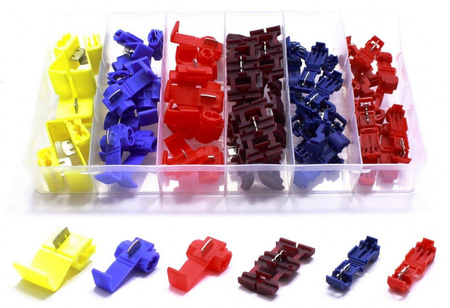 SZYBKOZŁĄCZE SAMOCHODOWE SZYBKOZŁĄCZKA ZESTAW 55 SZTUK SZYBKOZŁĄCZA