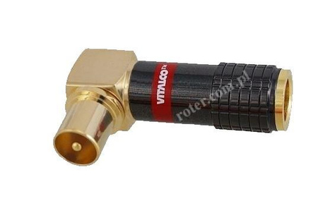WTYK ANTENOWY KĄTOWY 7,8mm VITALCO