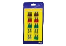 Bezpiecznik nożowy zestaw 10 sztuk