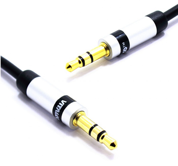 Kabel AUX Jack - Jack 3,5 stereo Vitalco slim 2m JKJ33