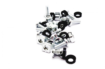 ŚRUBY DO SZAF RACK M6 KOMPLET X10 ŚRUBY MONTAŻOWE