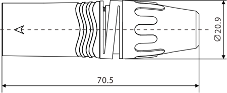 WTYK XLR MĘSKI 3 PIN ROXTONE XM3NT MIKROFONOWY