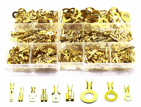 ZESTAW KONEKTORÓW SAMOCHODOWYCH KABLOWYCH 450 SZT