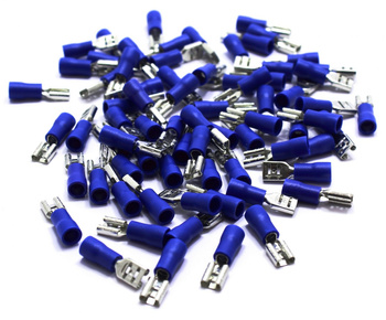 KONEKTOR IZOLOWANY ŻEŃSKI 4,8 NIEBIESKI 100SZT.