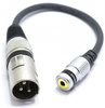 ADAPTER XLR MĘSKI GNIAZDO MINI JACK 3.5 VITALCO PRZEJŚCIÓWKA XLR AUX 3,5
