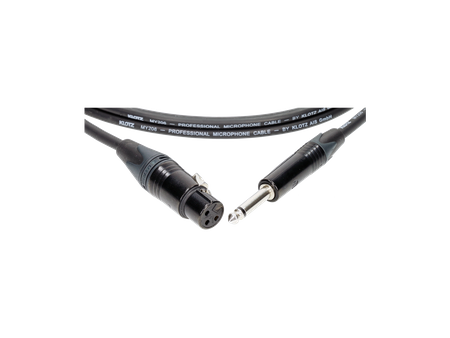 KABEL JACK 6.3 MONO TS - XLR 3 PIN ŻEŃSKI 5m KLOTZ NEUTRIK MIKROFONOWY
