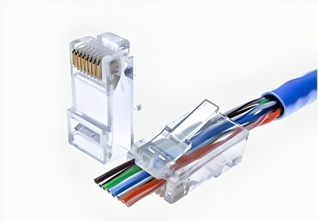 WTYK RJ45 8P8C KAT.6 UTP RJ-45 PRZELOTOWY 1 SZTUKA