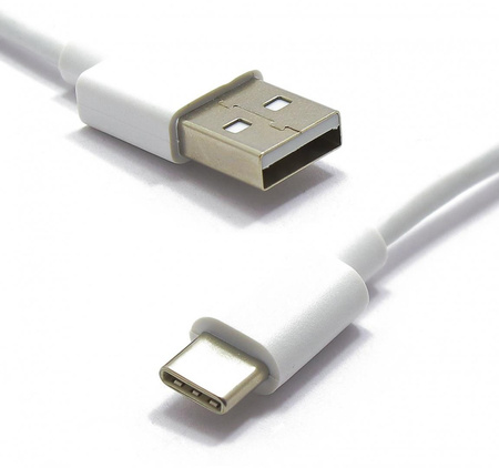 KABEL USB WTYK USB - USB TYP C VITALCO 0.5m BIAŁY
