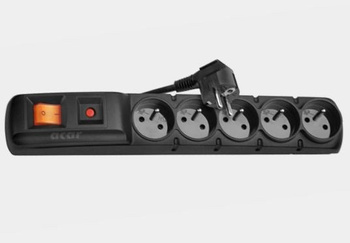 Listwa zasilająca ACAR F5 PRO 1,5m czarna