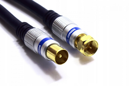 KABEL ANTENOWY WTYK TV - WTYK F VITALCO 3M AK60