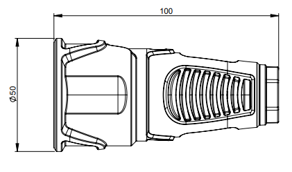 GNIAZDO GUMOWE PRZENOŚNE TAURUS2 2520-SR IP20 SCHUKO
