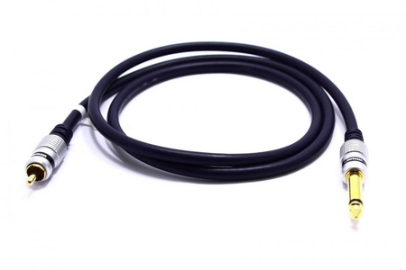 KABEL WTYK JACK 6,3mm MONO / WTYK RCA CINCH MK78 3m VITALCO