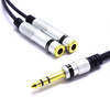 KABEL JACK 6.3 STEREO - 2 GNIAZDA 6,3 STEREO ROZDZIELACZ 1,5m MK77 VITALCO