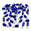 KONEKTOR OCZKOWY IZOLOWANY 3,7mm M3 100 SZT OCZKA NIEBIESKI