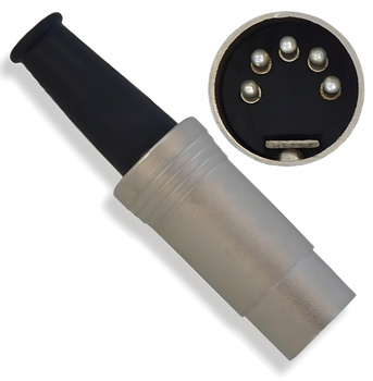 WTYK DIN 5 PIN METALOWY