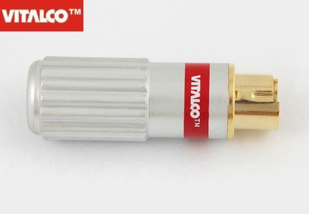 Wtyk SVHS digital złoty Vitalco