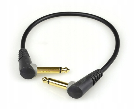 KABEL DO EFEKTÓW KĄTOWY JACK 6.3MM 3X15CM KLOTZ