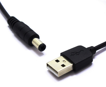 Kabel USB z wtykiem zasilającym dc 2,1mm 1.5m Vitalco DSKU75