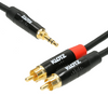 KABEL JACK 3.5 - 2X RCA 1,5m AUDIO KLOTZ