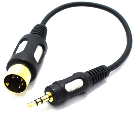 ADAPTER WTYKU DIN NA WTYK MINI JACK 3.5 STEREO TRS AUX 3,5 VITALCO