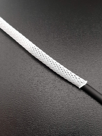 OPLOT KABLOWY POLIESTROWY ORGANIZER DO KABLI BIAŁY 3-7mm PESZEL 1MB