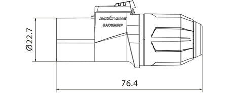 WTYK ZASILANIA POWER-OUT ROXTONE RAC3MWP POWERCON 250V 3 PIN IP65