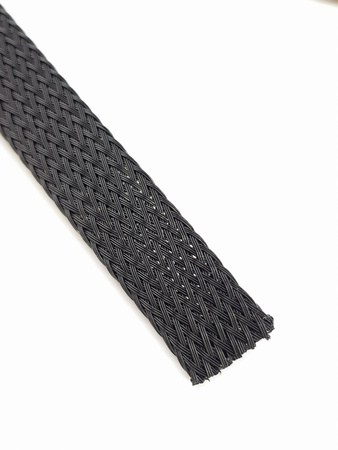 OPLOT KABLOWY POLIESTROWY ORGANIZER DO KABLI CZARNY 14mm PESZEL 1MB